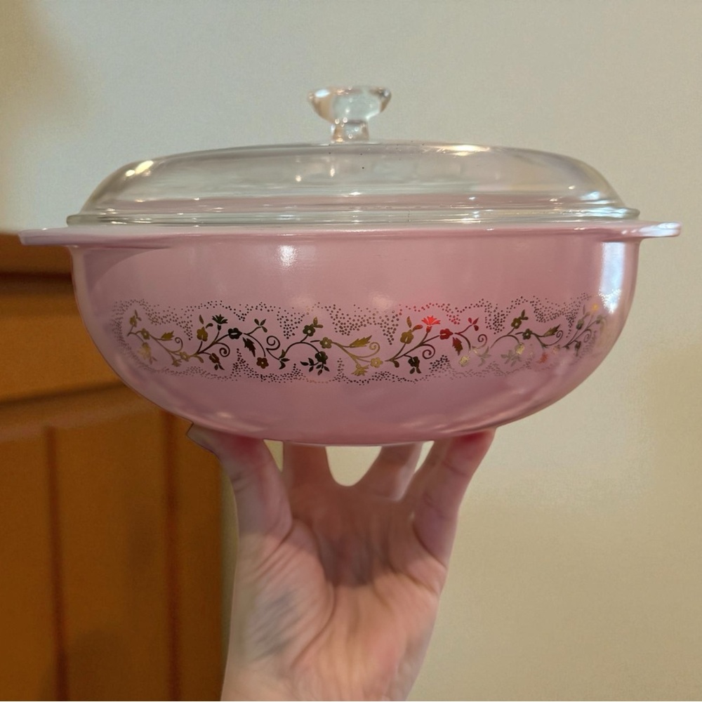 Holy Grail of Rare Pink Pyrex - Duchess Casserole